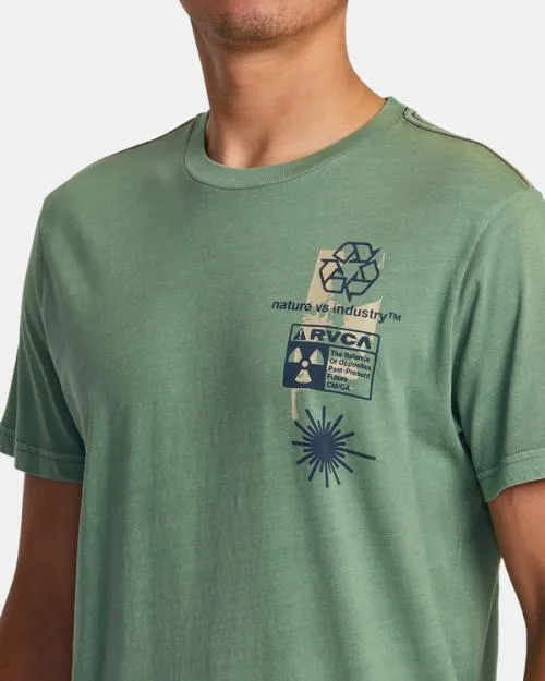 Rvca Infografik Tee Verdite Men Short Sleeves
