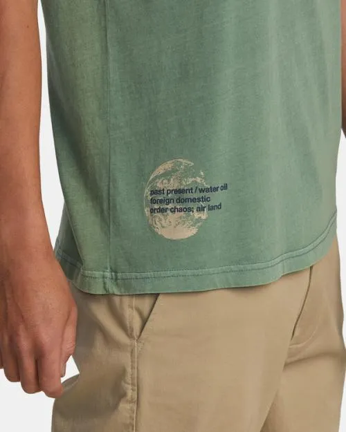 Rvca Infografik Tee Verdite Men Short Sleeves
