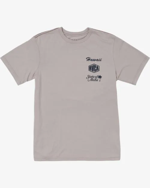 Rvca ISLAND FLYER SS Cement Men Short Sleeves