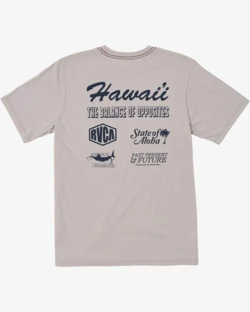 Rvca ISLAND FLYER SS Cement Men Short Sleeves