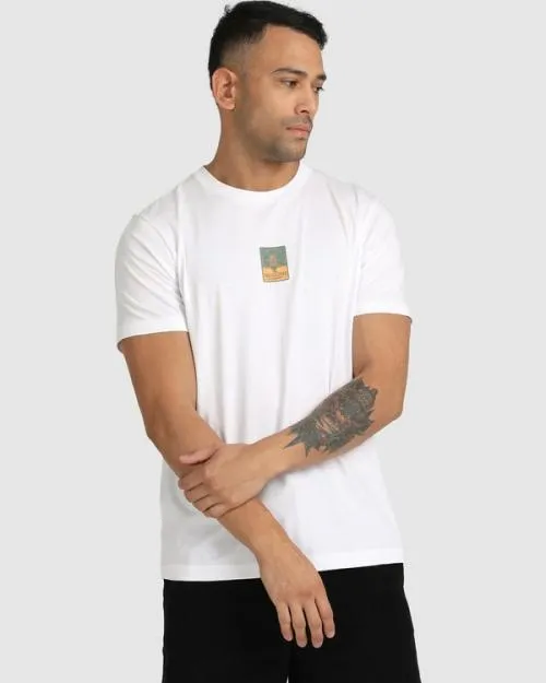 Rvca LAND X SEA SS TEE White Men Tees and Tanks