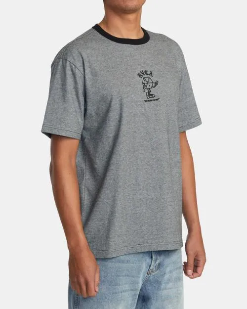 Rvca Moran TShirt Rvca Black Men Short Sleeves