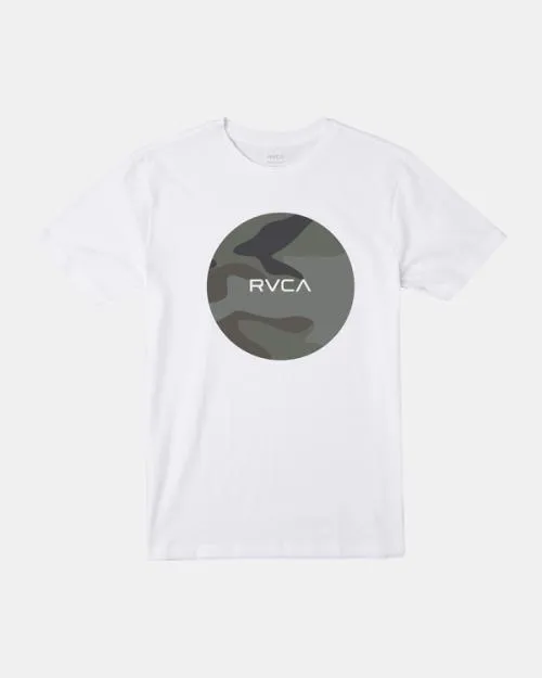 Rvca Motors TShirt White Men Short Sleeves
