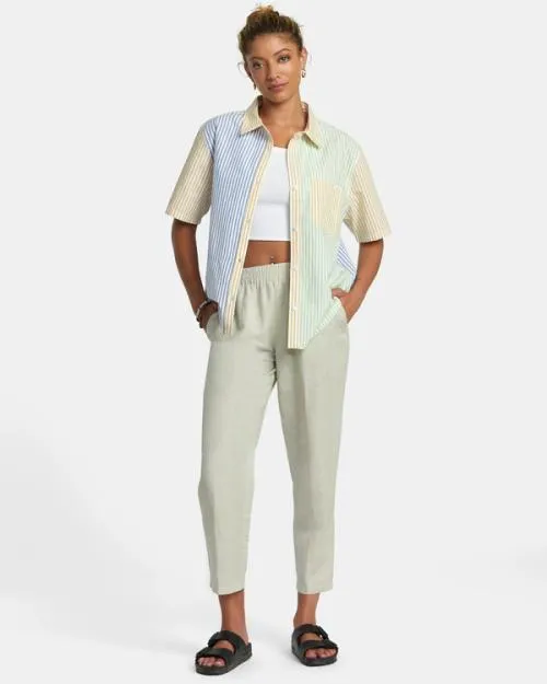 Rvca Nauti Shirt Short Sleeve Shirt Multi Women Tops