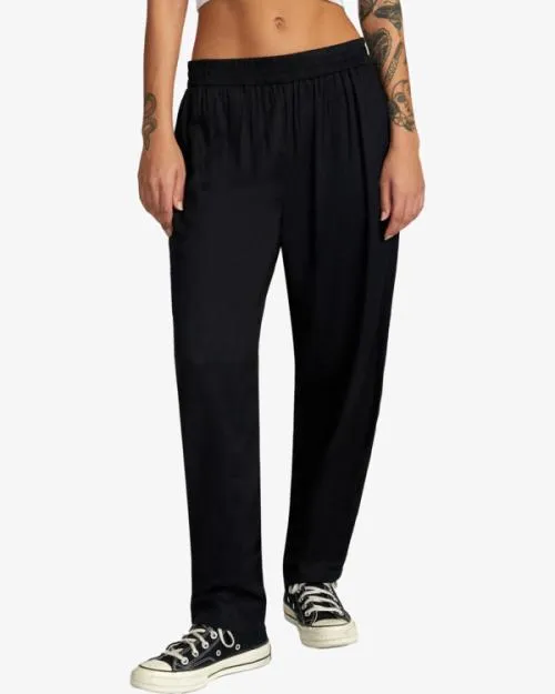 Rvca New Yume Beach Pants Black Women Pants