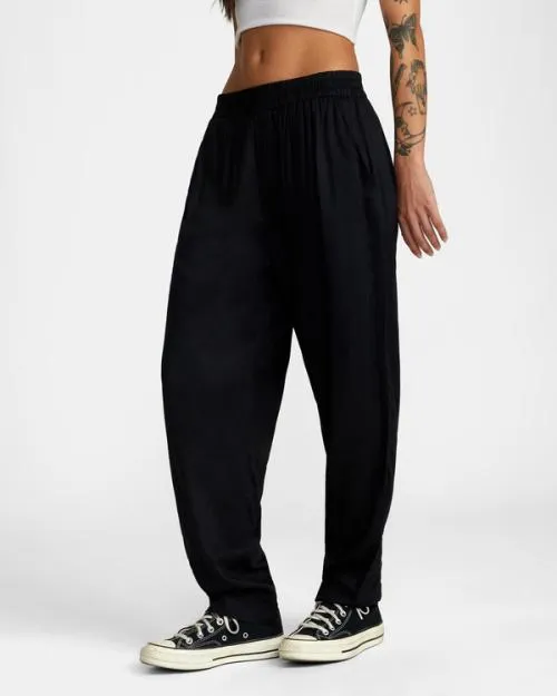 Rvca New Yume Beach Pants Black Women Pants