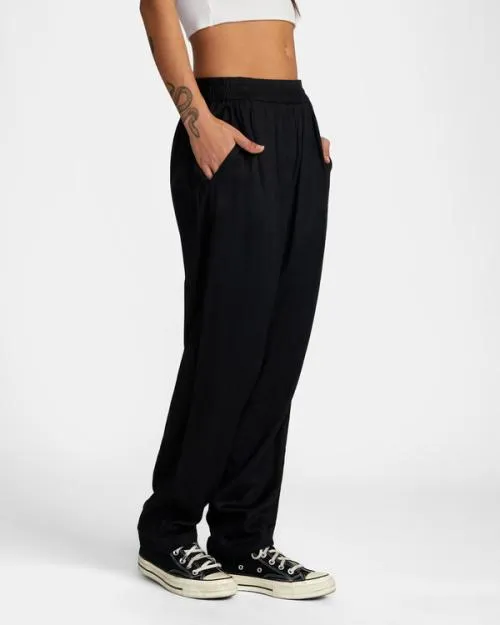 Rvca New Yume Beach Pants Black Women Pants