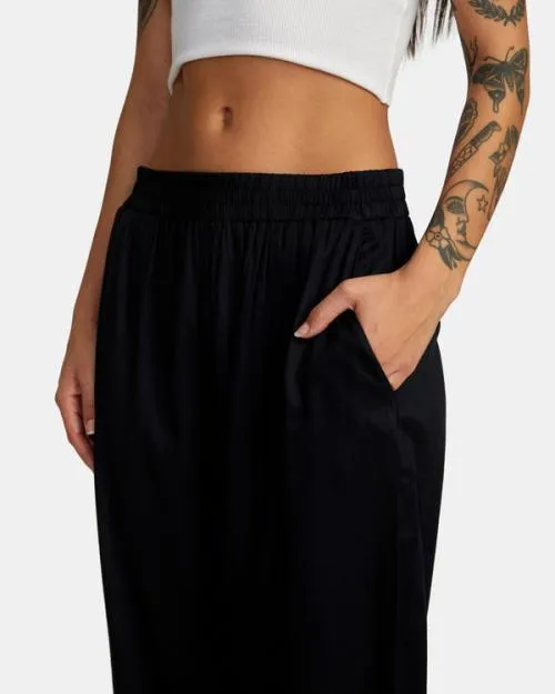 Rvca New Yume Beach Pants Black Women Pants