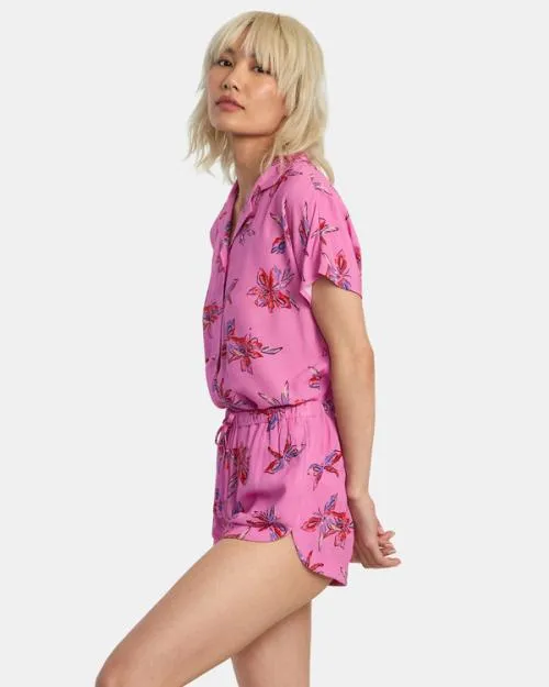 Rvca New Yume Eco Viscose Shorts Cyclamen Women Shorts and Skirts