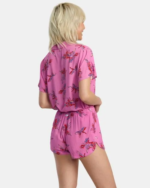Rvca New Yume Eco Viscose Shorts Cyclamen Women Shorts and Skirts