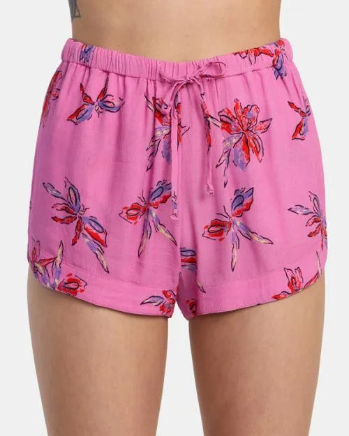 Rvca New Yume Eco Viscose Shorts Cyclamen Women Shorts and Skirts
