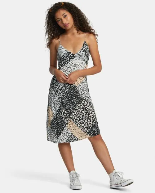 Rvca Oh Lord Midi Dress Rvca Black Women Dresses and Rompers