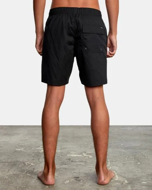 Rvca Opposites Hybrid Elasticized Shorts Black Men Boardshorts