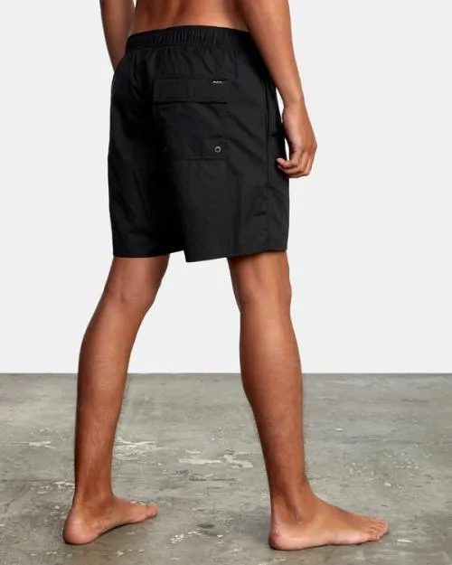 Rvca Opposites Hybrid Elasticized Shorts Black Men Boardshorts