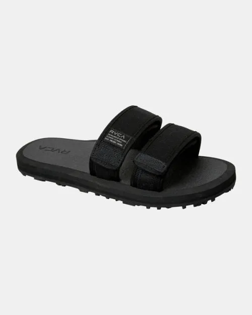Rvca Peak Slider Sandals Black Men Sandals