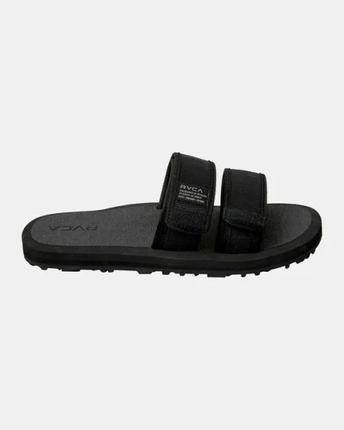 Rvca Peak Slider Sandals Black Men Sandals