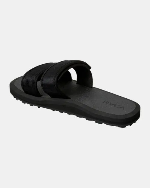 Rvca Peak Slider Sandals Black Men Sandals