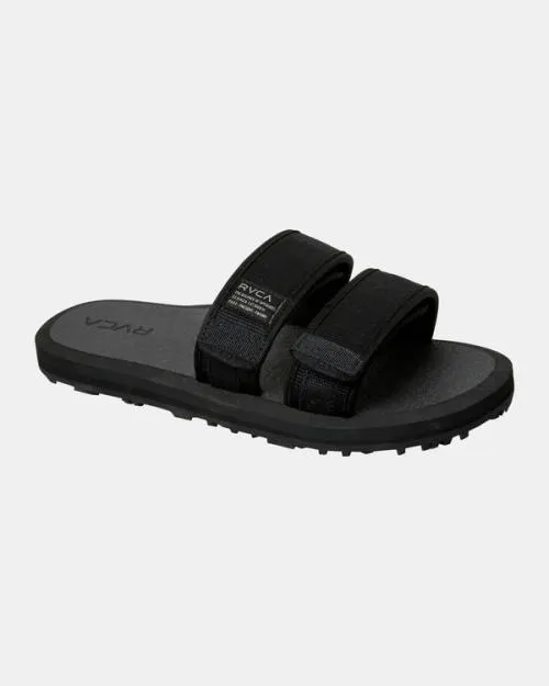 Rvca Peak Slider Sandals Black Men Sandals