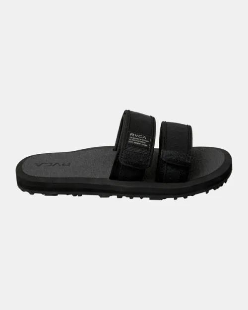 Rvca Peak Slider Sandals Black Men Sandals
