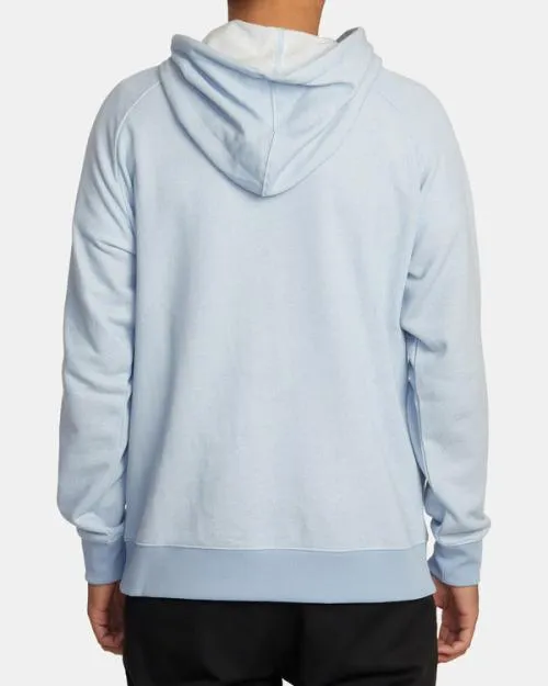 Rvca Port Hoodie Powder Blue Men Hoodies and Sweatshirts