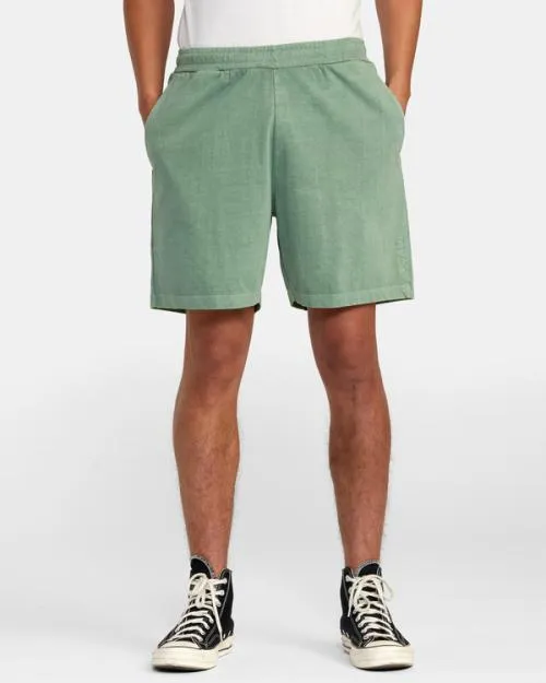 Rvca PTC Elastic Walkshorts 18034 Spinach Men Shorts and Hybrids