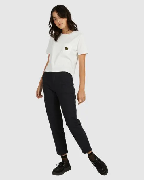 Rvca Recession Workwear Pant True Black Women Pants