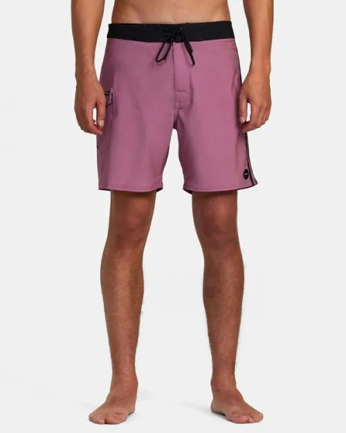 Rvca Restless Boardshorts 17034 Lavender Men Boardshorts