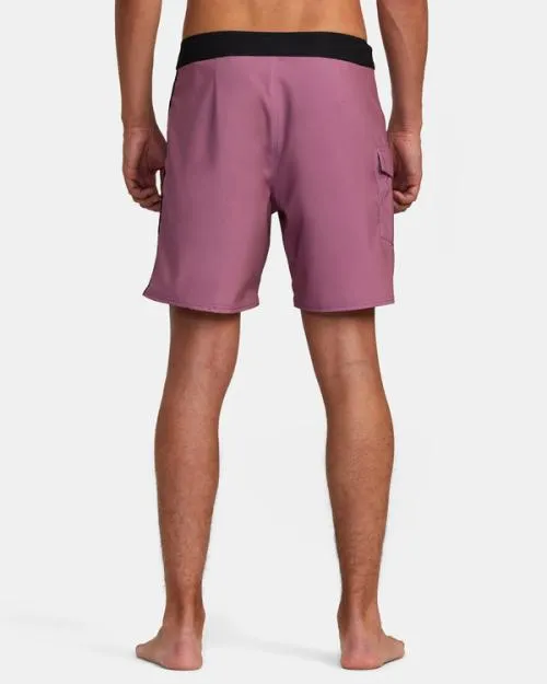 Rvca Restless Boardshorts 17034 Lavender Men Boardshorts