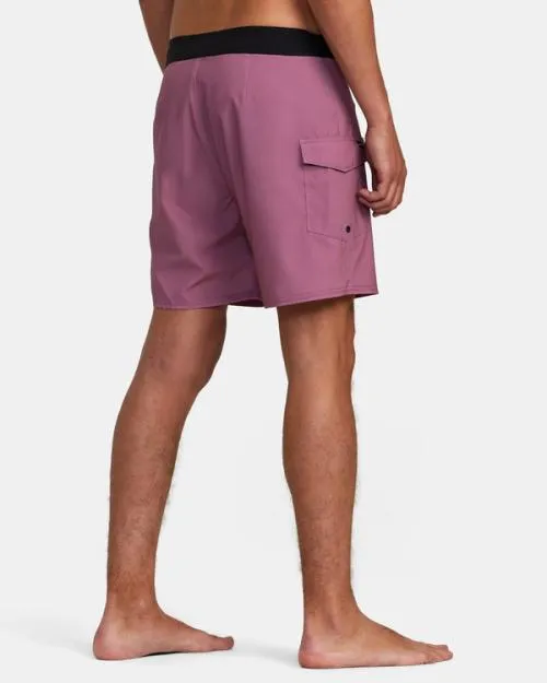 Rvca Restless Boardshorts 17034 Lavender Men Boardshorts
