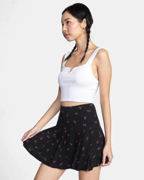 Rvca Spirit Mini Skirt Rvca Black Women Shorts and Skirts