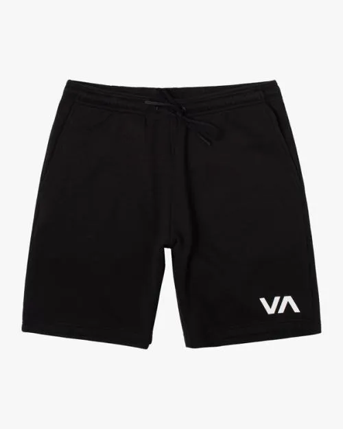 Rvca Sport Elastic Waist Walkshorts IV 19034 Black Men Athletic Shorts