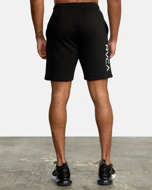 Rvca Sport Elastic Waist Walkshorts IV 19034 Black Men Athletic Shorts