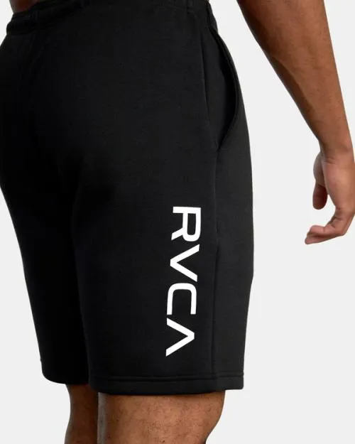 Rvca Sport Elastic Waist Walkshorts IV 19034 Black Men Athletic Shorts