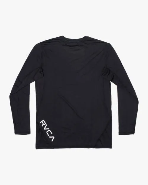 Rvca Sport Vent Long Sleeve Tee Black SportMen Tees and Tanks