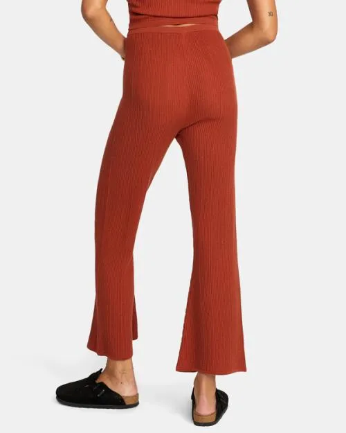 Rvca Swerve Flared Pants Arabian Spice Women Pants