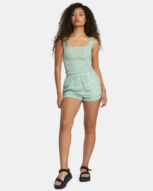 Rvca Terrace Eco Tank Top Seafoam Women Tops