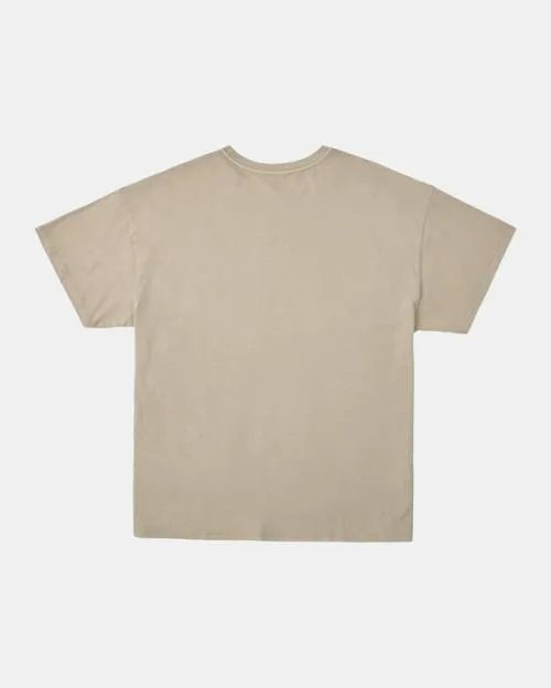 Rvca Uprising Tee Chalk Women Tees and Tanks