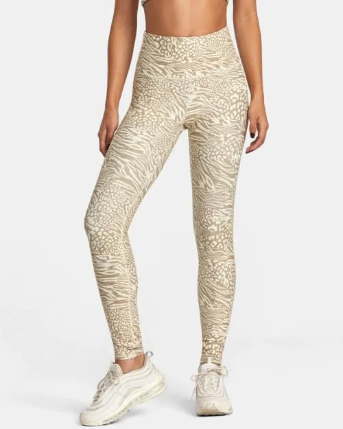 Rvca VA Essential Workout Leggings Zeetah SportWomen Pants