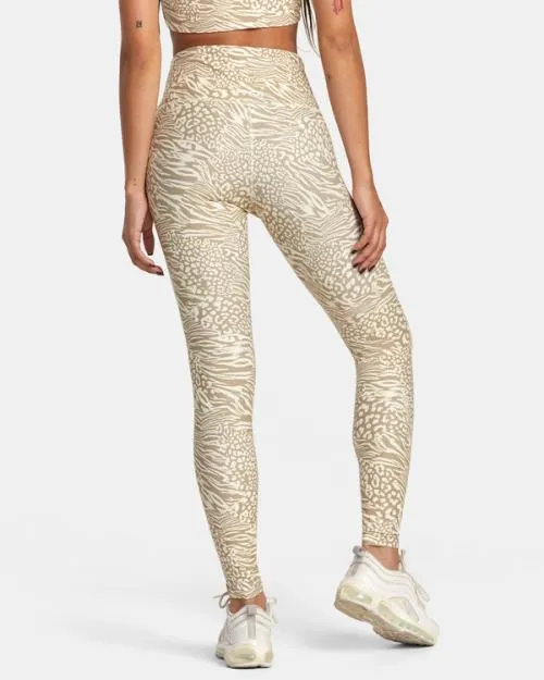 Rvca VA Essential Workout Leggings Zeetah SportWomen Pants