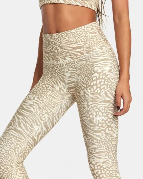 Rvca VA Essential Workout Leggings Zeetah SportWomen Pants