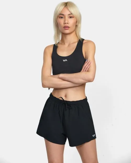 Rvca VA Essential Yogger Sport Shorts 12034 Black SportWomen Athletic Shorts