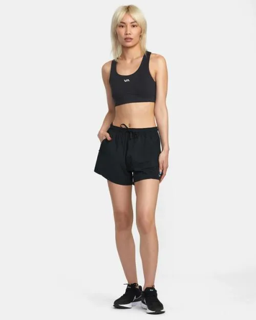 Rvca VA Essential Yogger Sport Shorts 12034 Black SportWomen Athletic Shorts