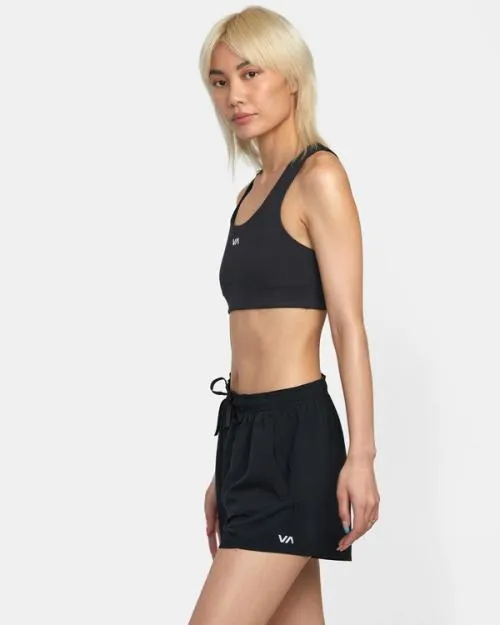 Rvca VA Essential Yogger Sport Shorts 12034 Black SportWomen Athletic Shorts