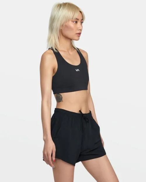 Rvca VA Essential Yogger Sport Shorts 12034 Black SportWomen Athletic Shorts