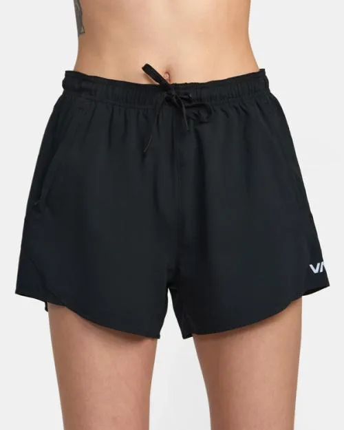 Rvca VA Essential Yogger Sport Shorts 12034 Black SportWomen Athletic Shorts