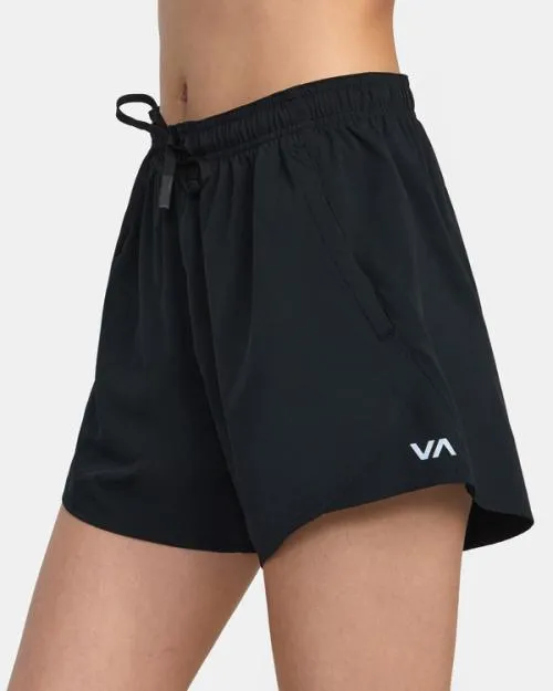 Rvca VA Essential Yogger Sport Shorts 12034 Black SportWomen Athletic Shorts