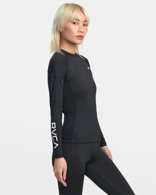 Rvca VA Sport Long Sleeve Compression Top Black SportWomen Compression Clothing