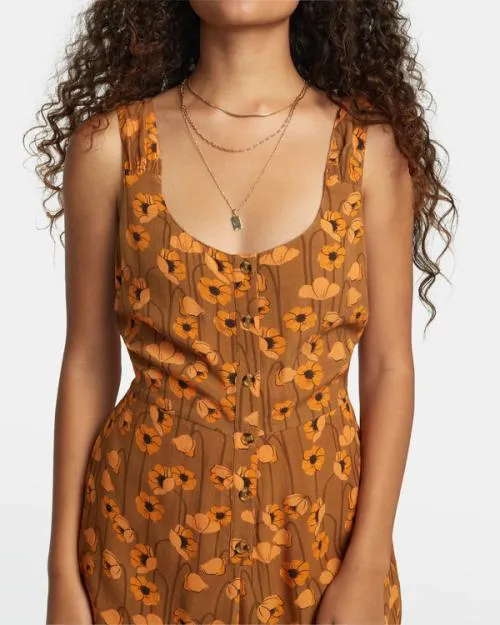Rvca Valley Romper Sienna Women Dresses and Rompers