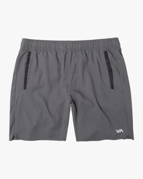 Rvca YOGGER IV ATHLETIC SHORTS 17034 Smoke Men Athletic Shorts