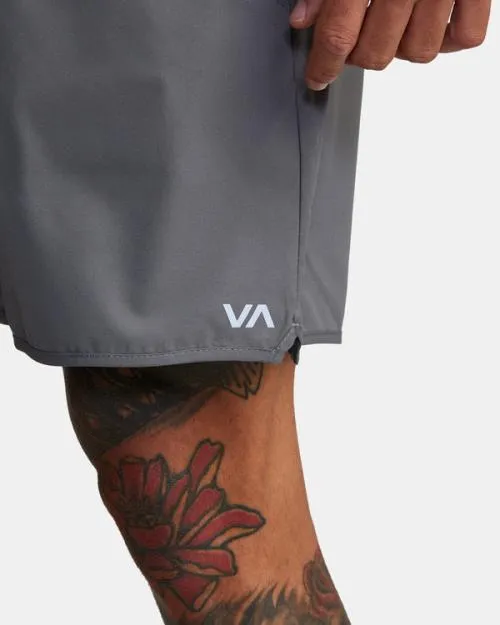 Rvca YOGGER IV ATHLETIC SHORTS 17034 Smoke Men Athletic Shorts